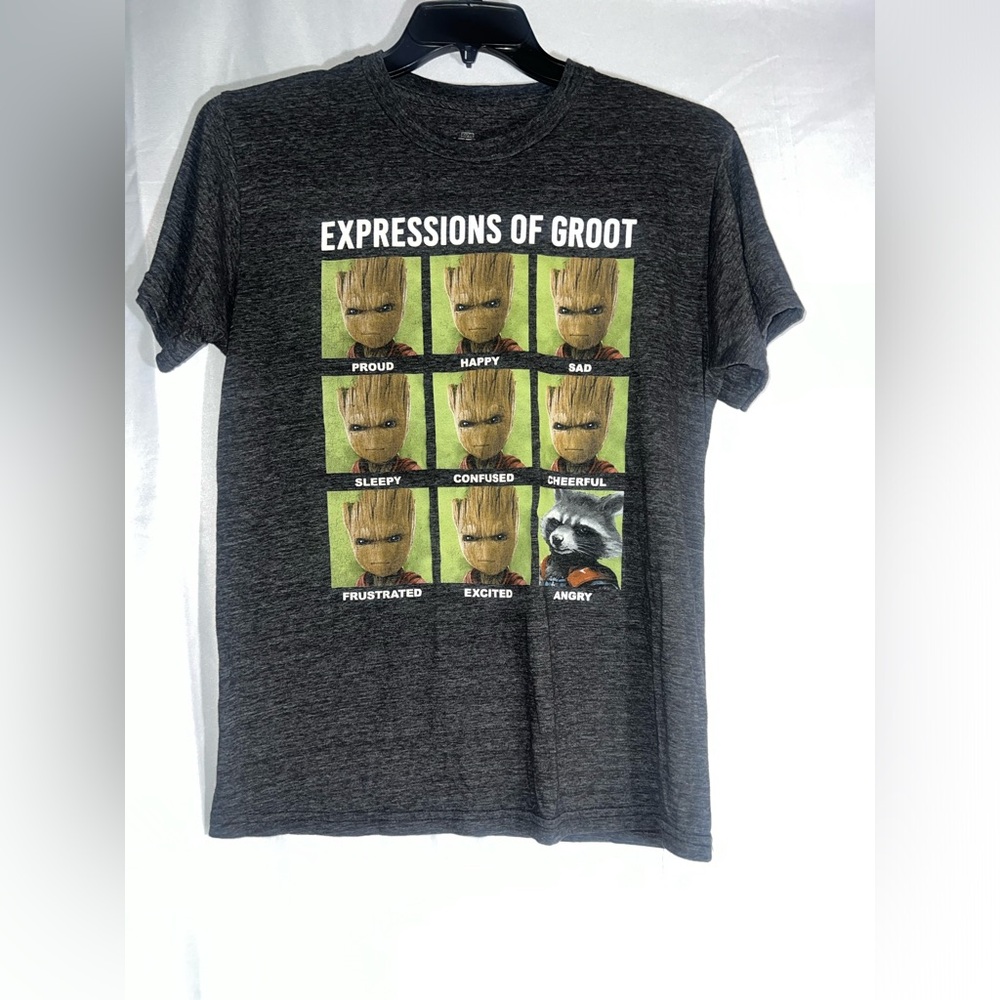 Marvel Many Expressions of Grout Graphic Tee